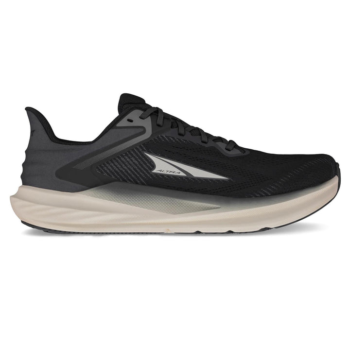 Men's Wide Fit Altra Torin 8 Trail Running Trainers in Black/White - Image 1