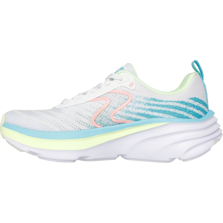 Women's Relaxed Fit Skechers 150583 D'lux Vapor Cool Breeze Trainers in White/Multi - Image 1