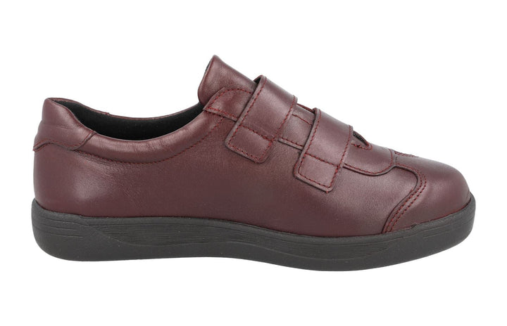 Women's Wide Fit DB Grasshopper Shoes in Black Leather - Image 1