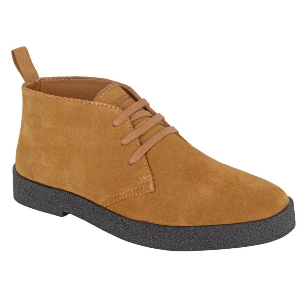 Men's Wide Fit Roamers M759 Desert Boots in Tan - Image 2