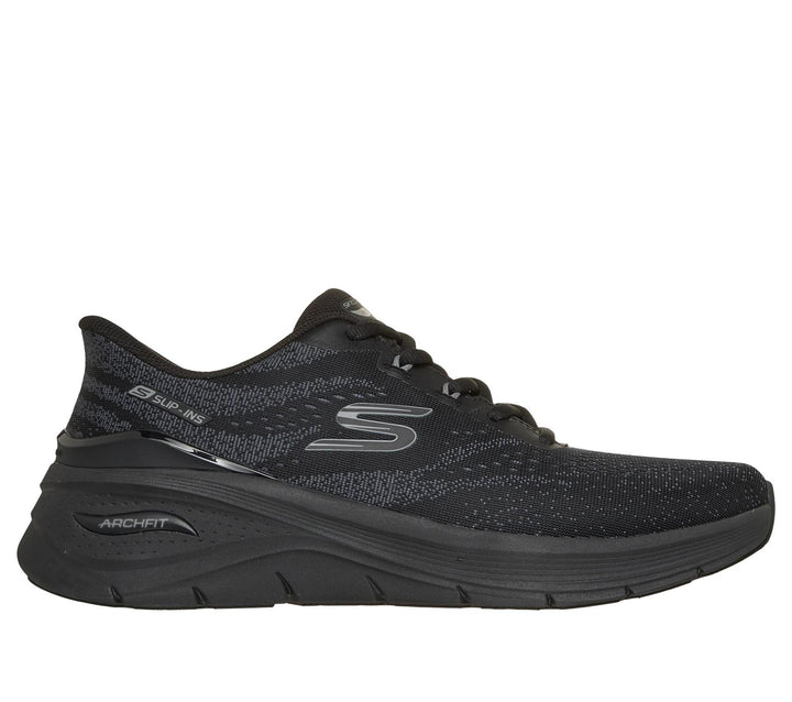 Men's Wide Fit Skechers 233400 Slip-ins Arch Fit 3.0 Trainers in Black - Image 1