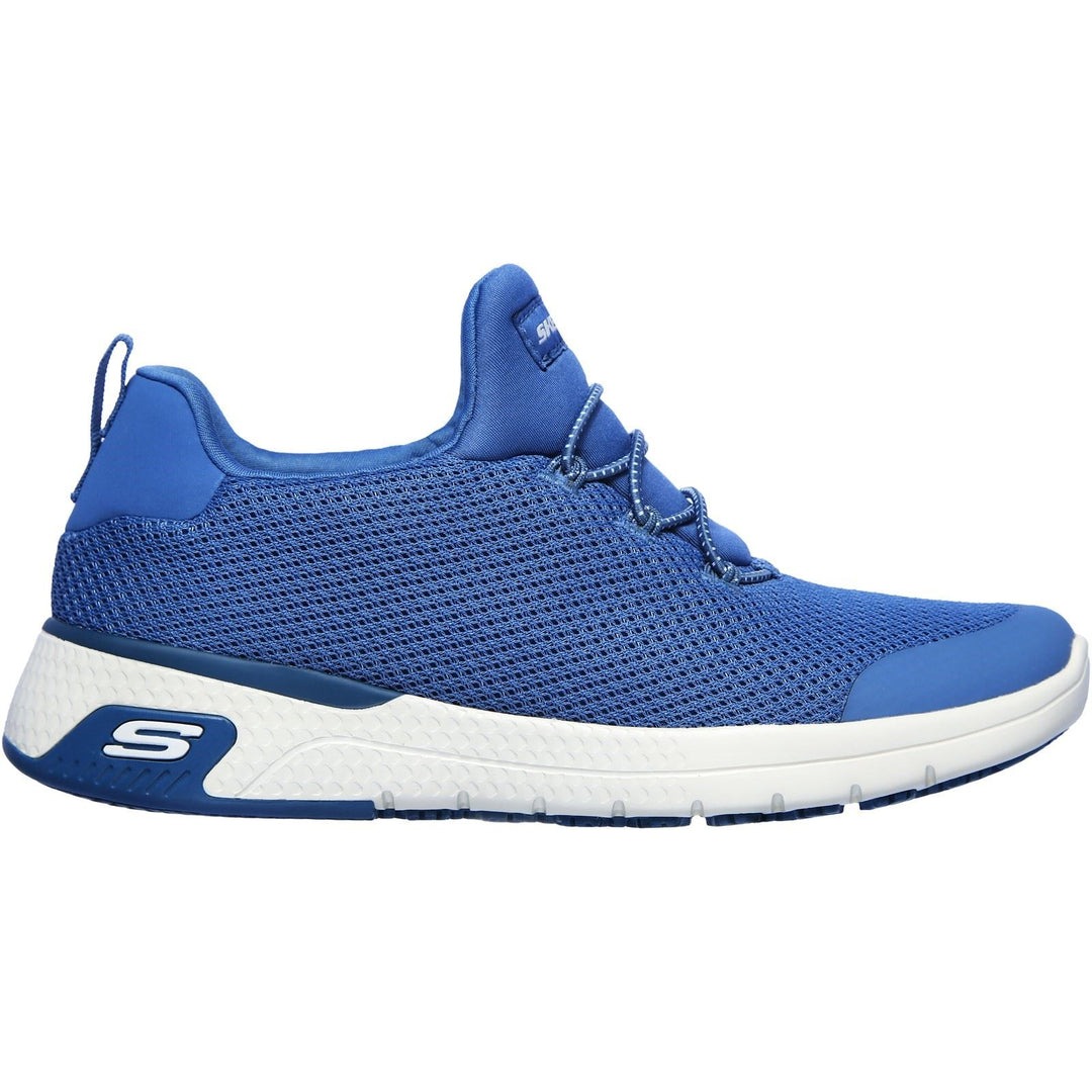 Women's Wide Fit Skechers 77281EC Marsing Waiola SR Safety Trainers - Blue in Blue - Image 2