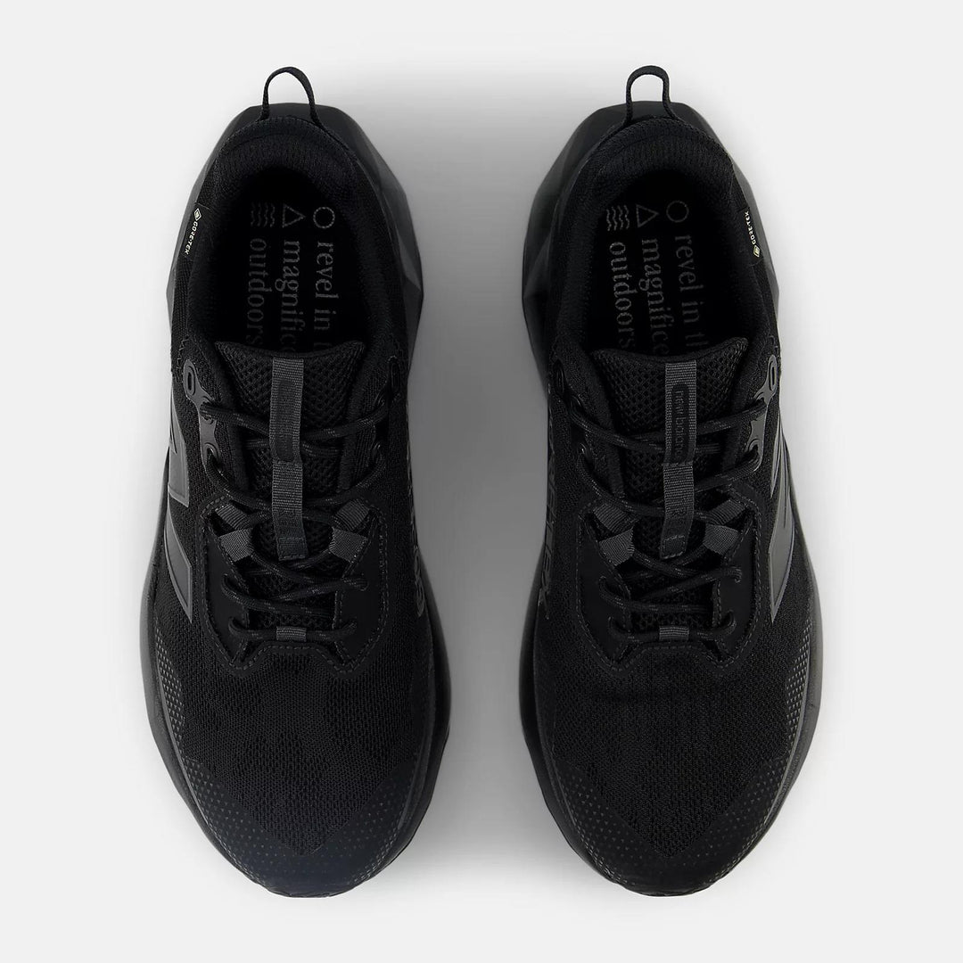 Men's Wide Fit New Balance Dynasoft MTNTRGB6 Waterproof Gore Tex Walking/Running Trainers in Black - Image 7