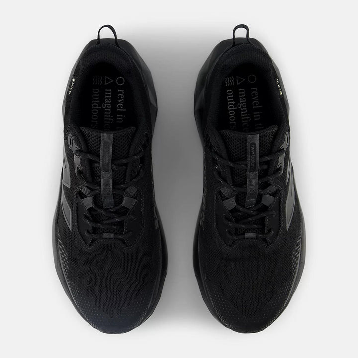 Men's Wide Fit New Balance Dynasoft MTNTRGB6 Waterproof Gore Tex Walking/Running Trainers in Black - Image 1