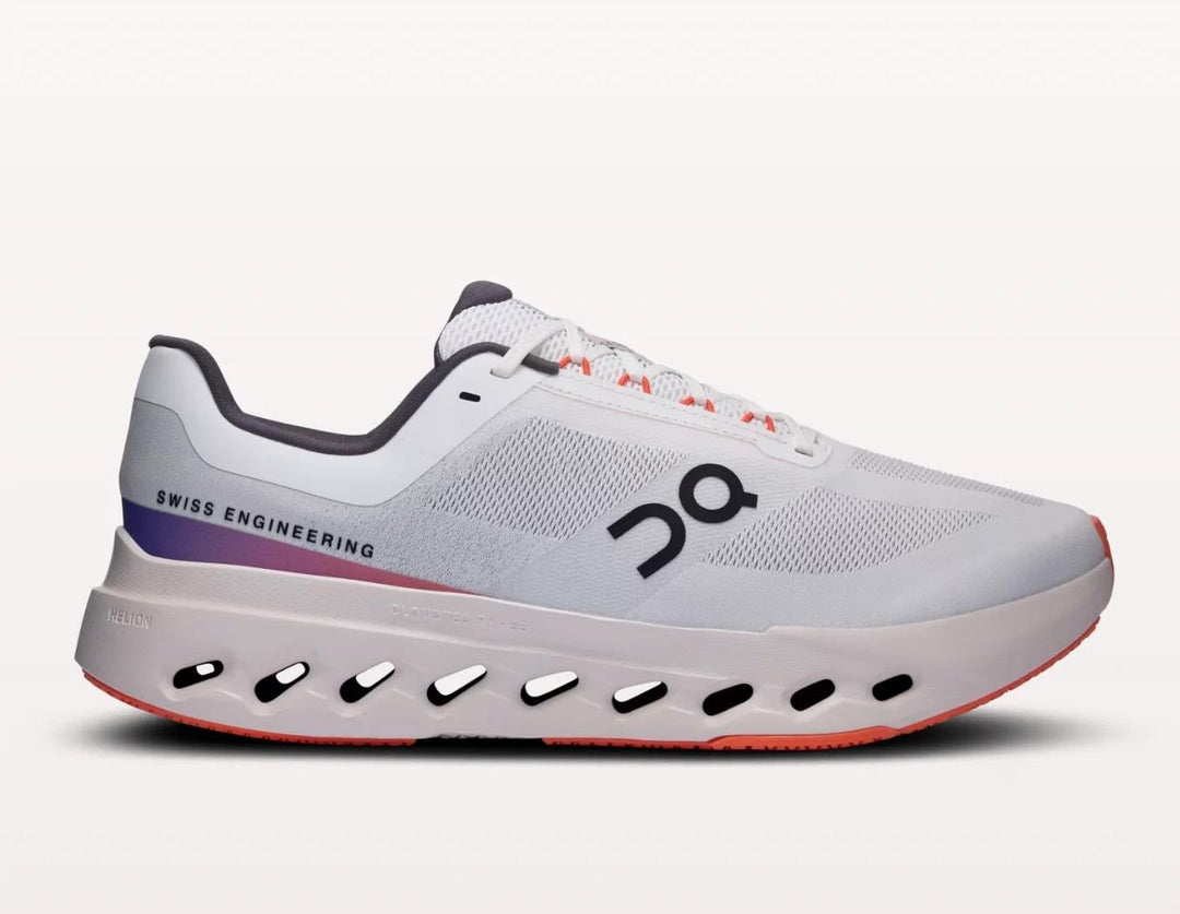 Men's Wide Fit On Cloudsurfer Next Wide Training Shoes - White/Flame in White/Flame - Image 2