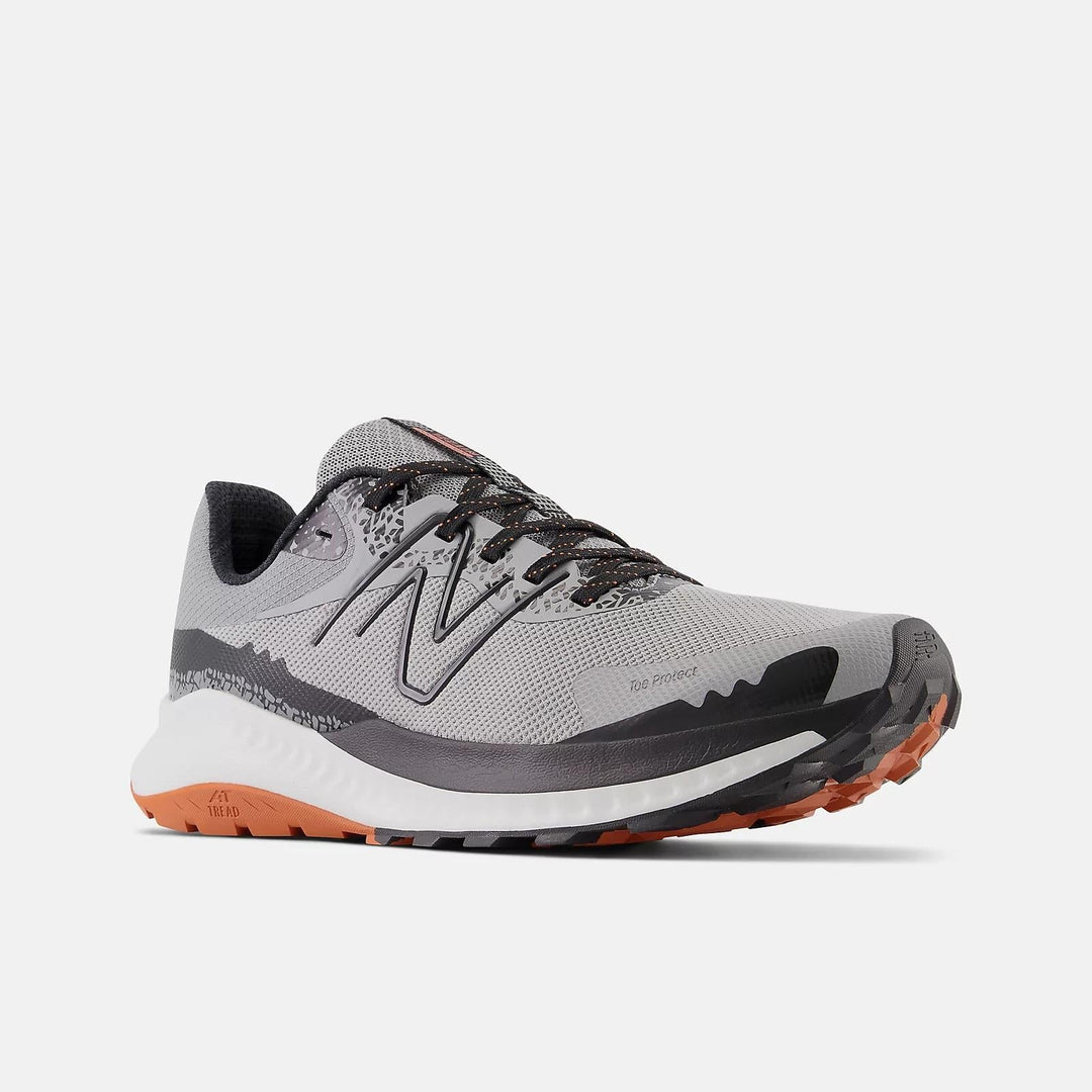 Women's Wide Fit New Balance MTNTRMG5 Dynasoft Nitrel V5 Trail Walking/Running Trainers in Grey/Black - Image 4
