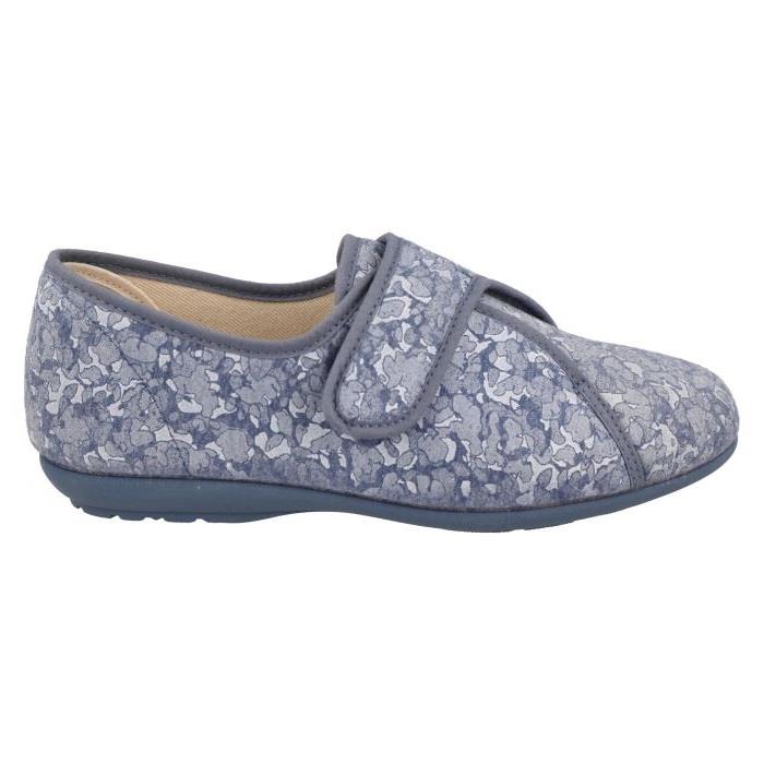 Women's Wide Fit DB Katya Shoes in Blue - Image 2