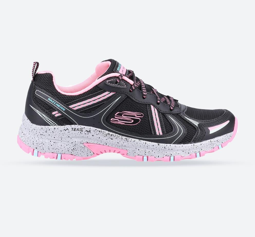 Women's Wide Fit Skechers 149820 Hillcrest Vast Adventure Trainers - Black/Hot Pink in Black/Hot Pink - Image 1