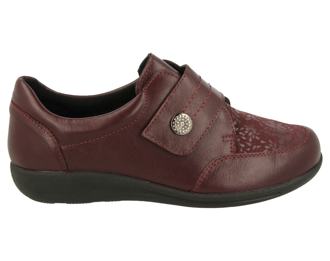 Womens Wide Fit DB Royston Shoes in Black - Image 29