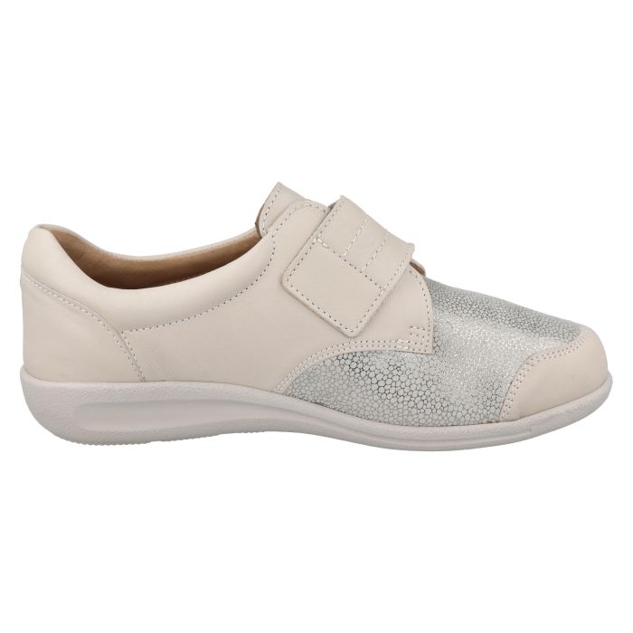 Women's Wide Fit DB Ember Shoes in Black Leather - Image 1