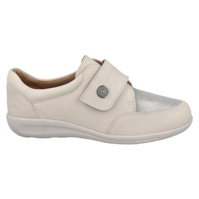Women's Wide Fit DB Ember Shoes in Black Leather - Image 1