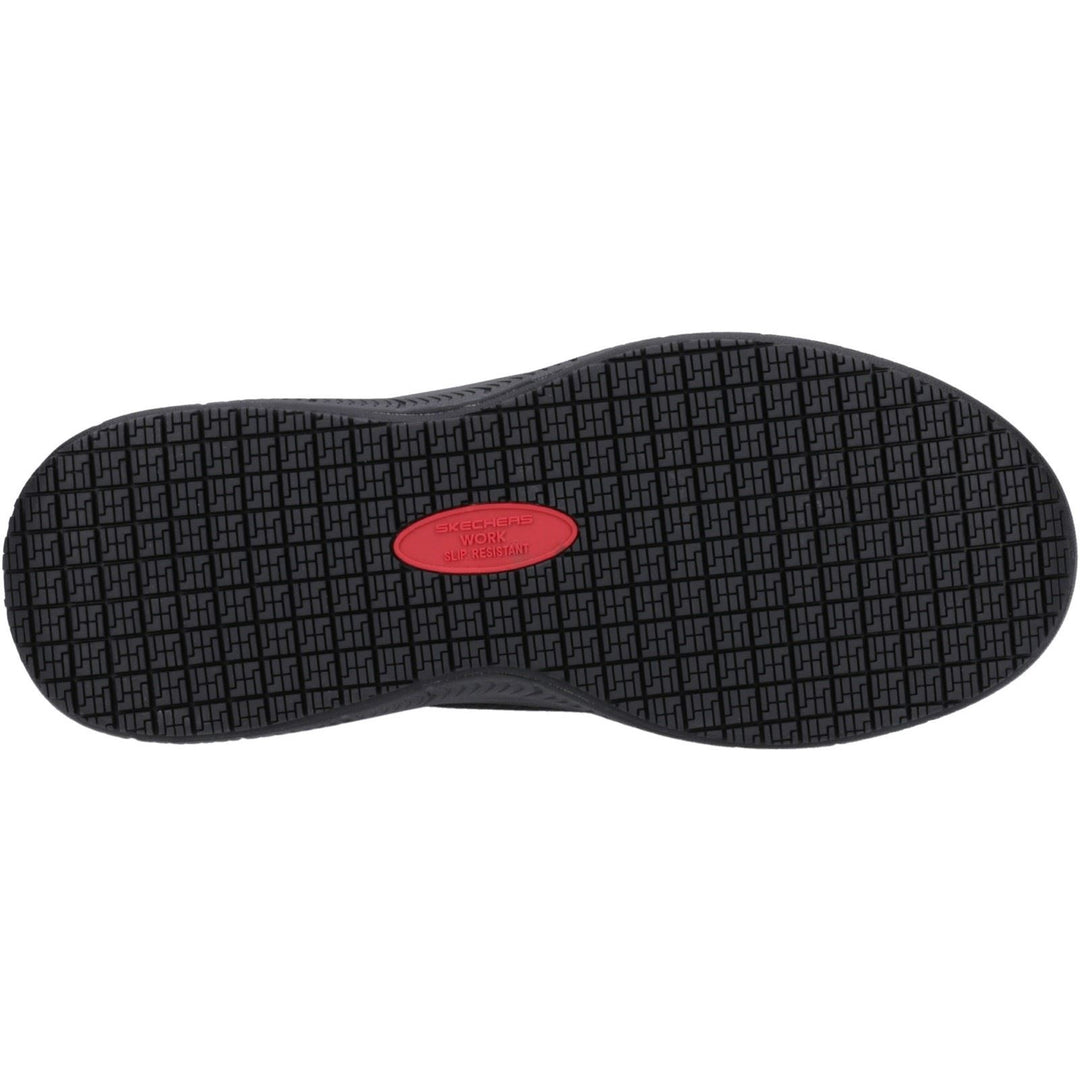 Men's Wide Fit Skechers 200205 Summits Slip-ins Colsin Work Trainers in Black - Image 5