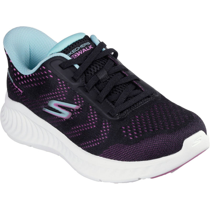 Women's Wide Fit Skechers 125643 Slip-ins Go Walk Now Khloe Trainers in Blue/Green - Image 1