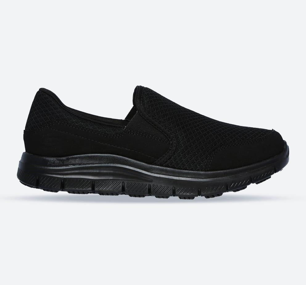 Women's Wide Fit Skechers 76580EC Cozard SR Occupational Trainers in Black - Image 1