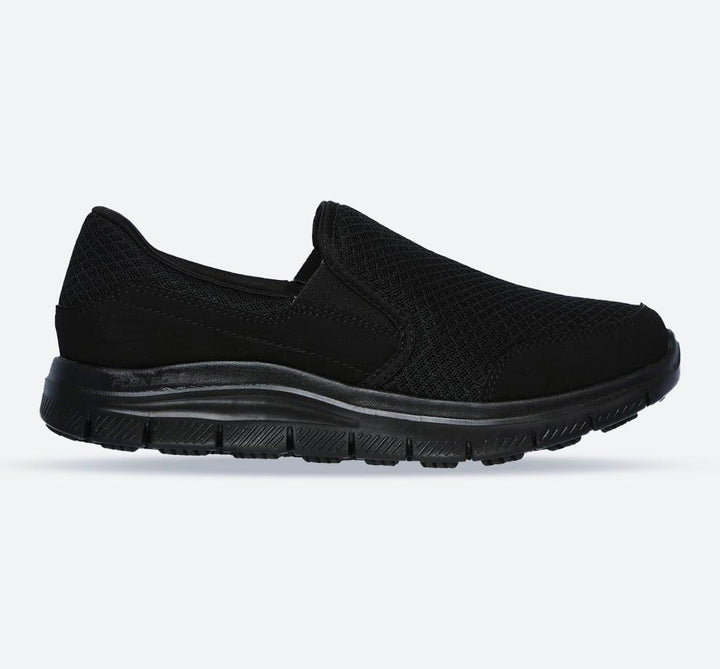 Women's Wide Fit Skechers 76580EC Cozard SR Occupational Trainers in Black - Image 1