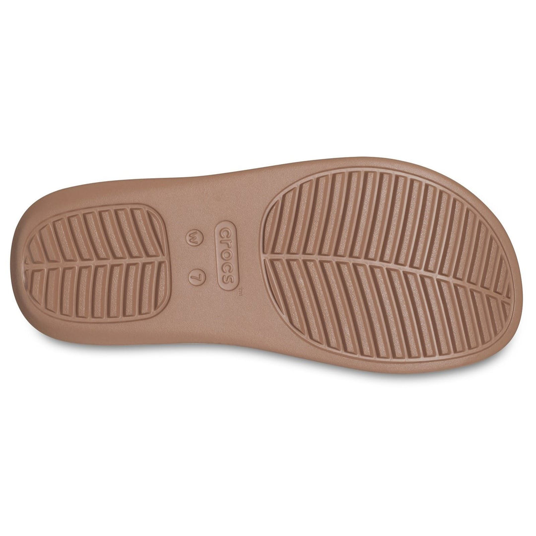 Women's Crocs 209410 Getaway Platform Flip Slippers in Black - Image 18