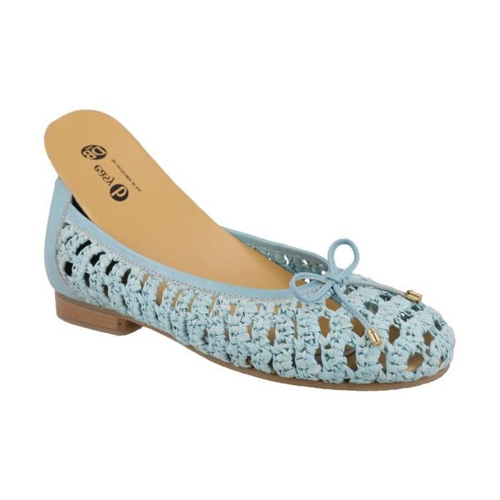 Women's Wide Fit DB Raffia Shoes in Black - Image 9