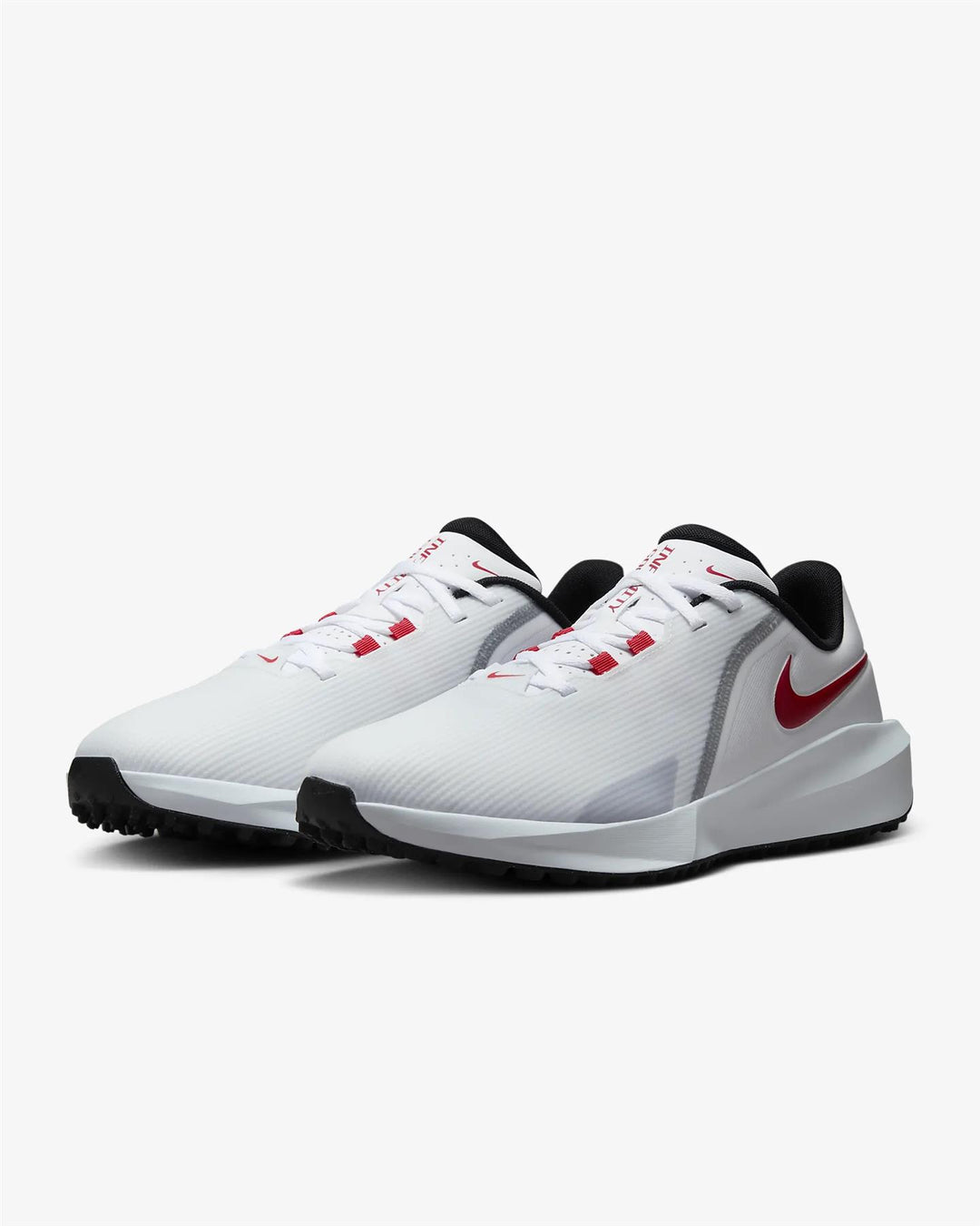 Men's Wide Fit Nike FN0565-101 Infinity G NN Waterproof Golf Shoes in White - Image 4