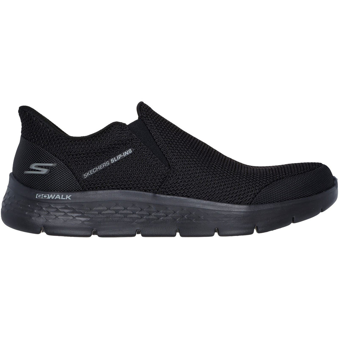 Men's Wide Fit Skechers 216333 Slip-ins Go Walk Flex Ojai Trainers in Black - Image 2