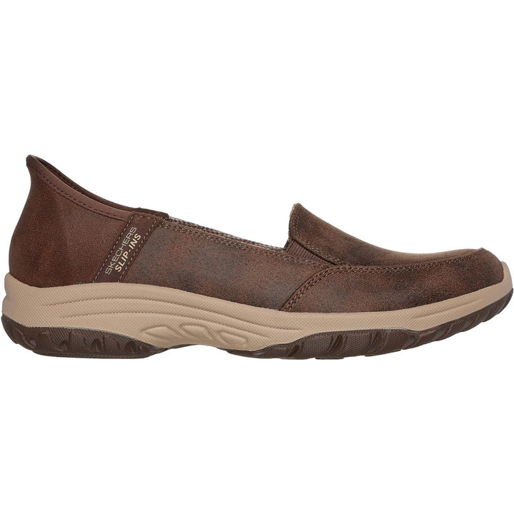 Women's Wide Fit Skechers 158699 Reggae Fest 2.0 Classically Shoes in Chocolate - Image 1