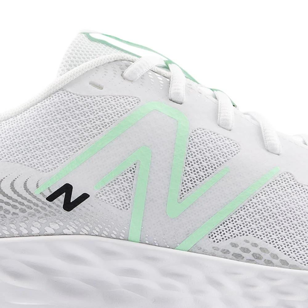 Men's Wide Fit New Balance M411RN3 Running Trainers in White - Image 7