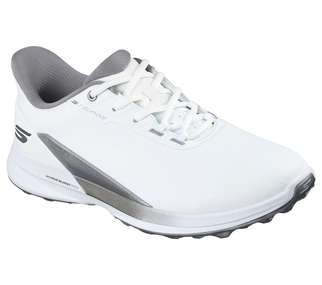 Men's Wide Fit Skechers Slip-ins SK214147 Waterproof Pure SI Trainers in White - Image 3
