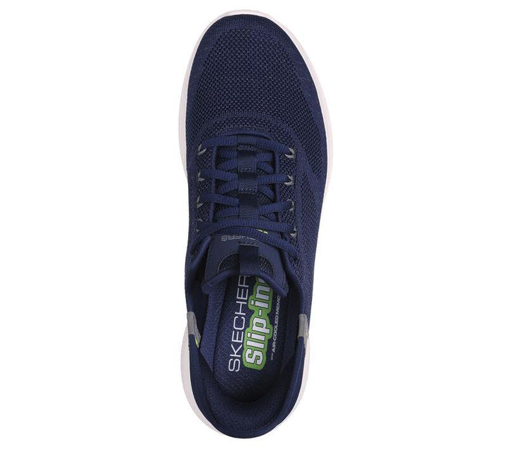 Men's Wide Fit Skechers 232458 Slip-ins Ultra Flex 3.0 New Arc Trainers in Navy - Image 1