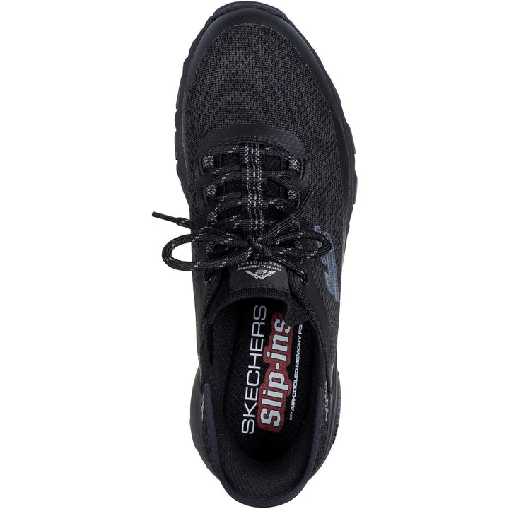 Men's Wide Fit Skechers 237309 Slip-ins Max Protect Assembly Trainers in Black - Image 1
