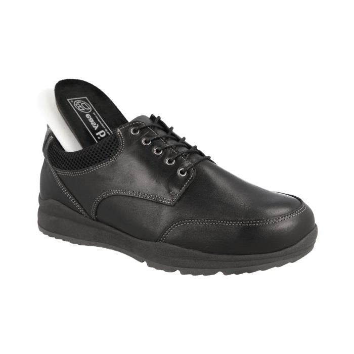 Men's Wide Fit DB Constantine Shoes in Black - Image 1