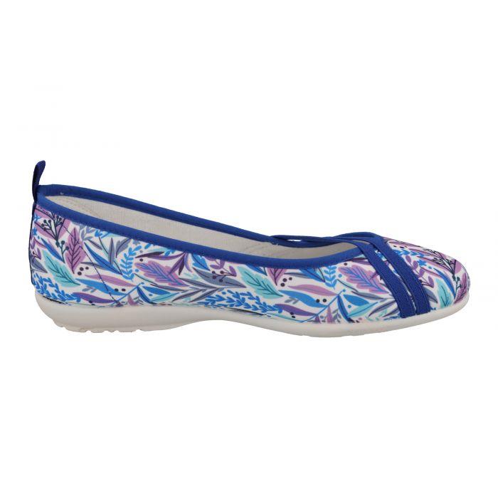 Women's Wide Fit DB Jaguar Shoes in Blue - Image 4