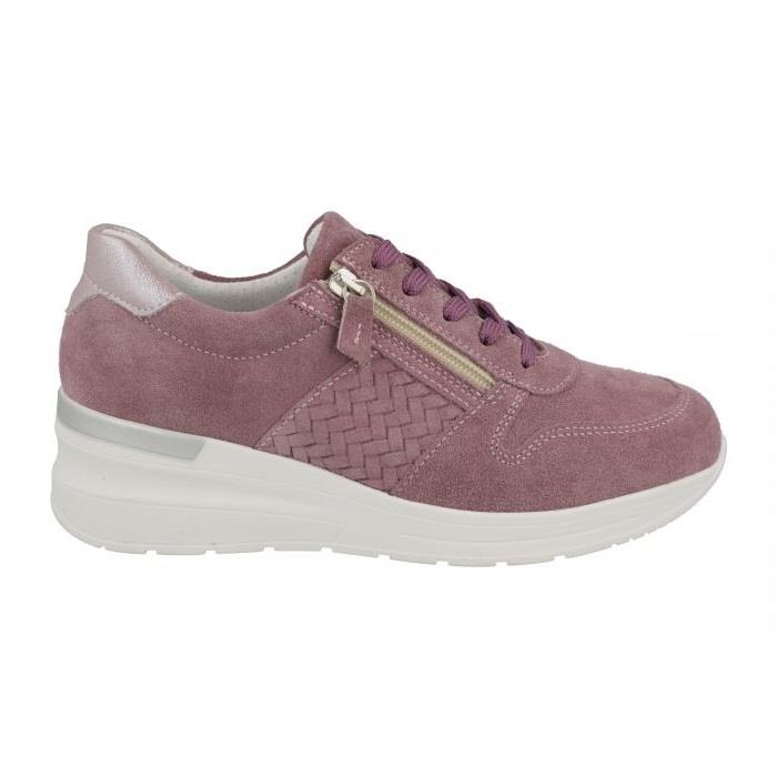 Women's Wide Fit DB Arabia Trainers in Sky Blue Suede - Image 8
