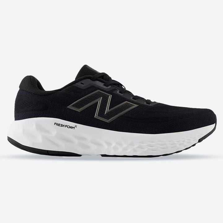 Men's Wide Fit New Balance MEVOZLK4 Running Trainers - Fresh Foam in Black/White - Image 1