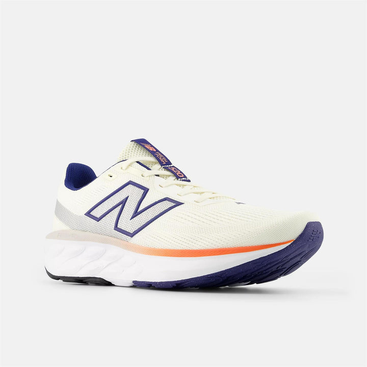 Men's Wide Fit New Balance M5204O9 Walking/Running Trainers - Fresh Foam in Cream/Orange - Image 1