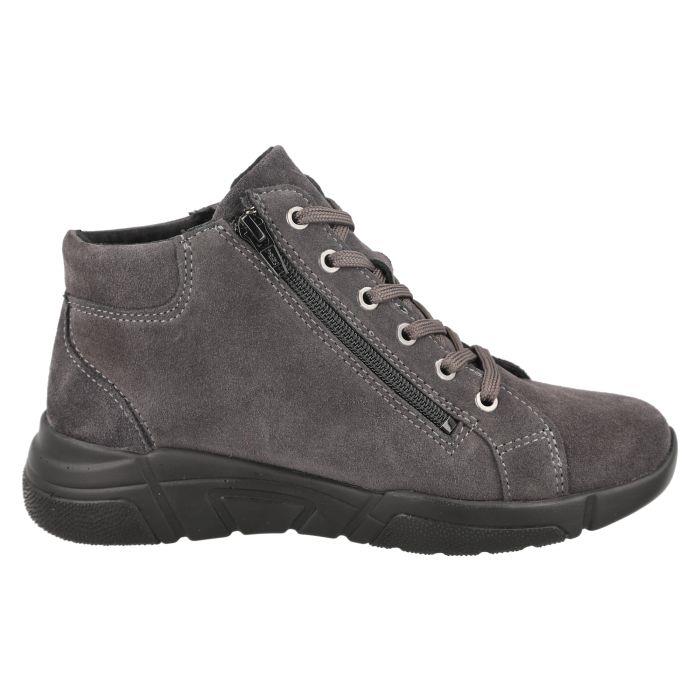Women's Wide Fit DB Harbour Boots in Black Leather - Image 7