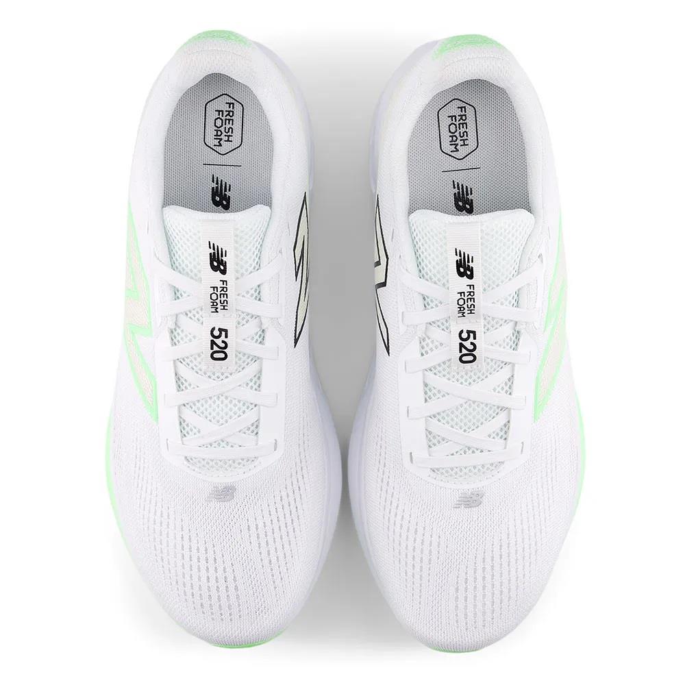 Men's Wide Fit New Balance M520CW9 Walking/Running Trainers - Fresh Foam in White - Image 5