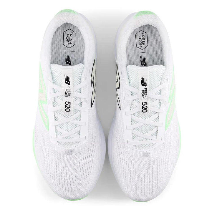 Men's Wide Fit New Balance M520CW9 Walking/Running Trainers - Fresh Foam in White - Image 1