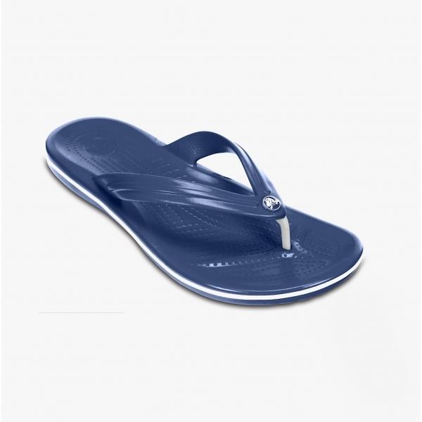 Mens Crocs 11033 Crocband Flip Flops in Black - Image 1