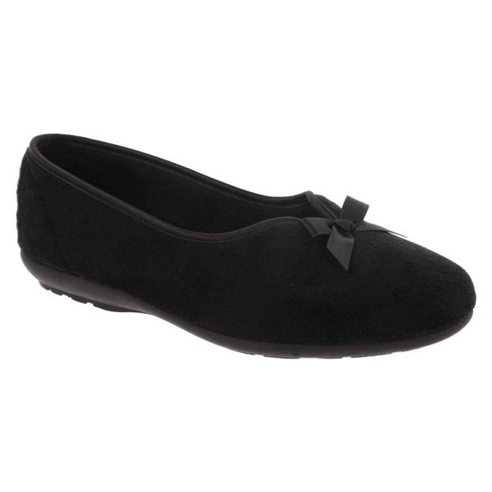 Women's Wide Fit DB Kayleigh Slippers in Mauve Velour - Image 3