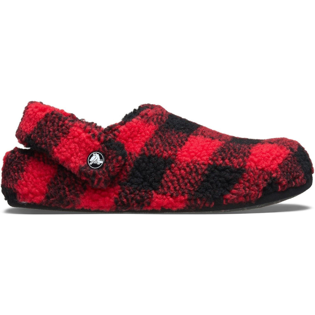 Men's Crocs 210755 Classic Cozzzy Slippers in Varsity Red/Black - Image 2