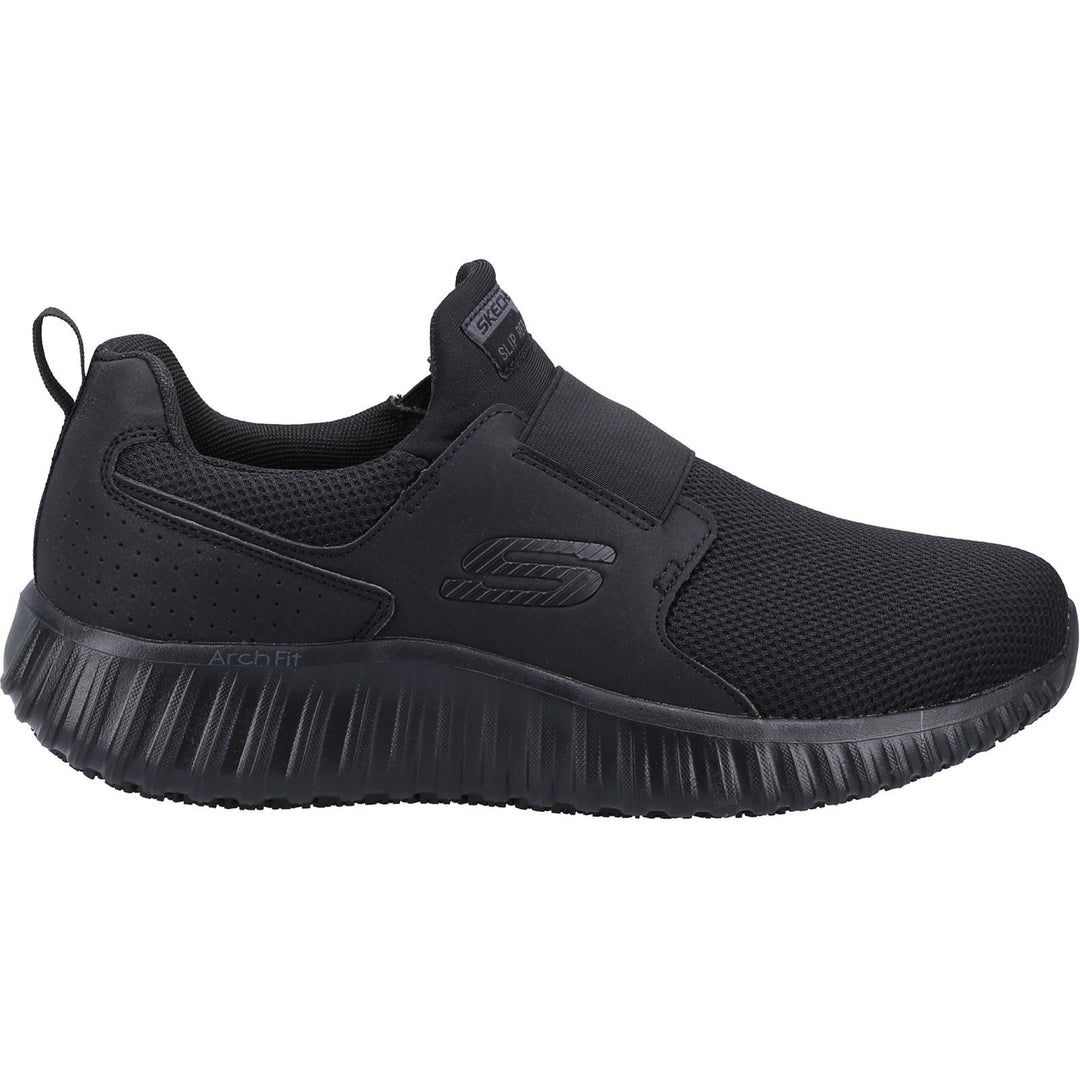Men's Wide Fit Skechers 200027EC Cicades Occupational Trainers in Black - Image 2