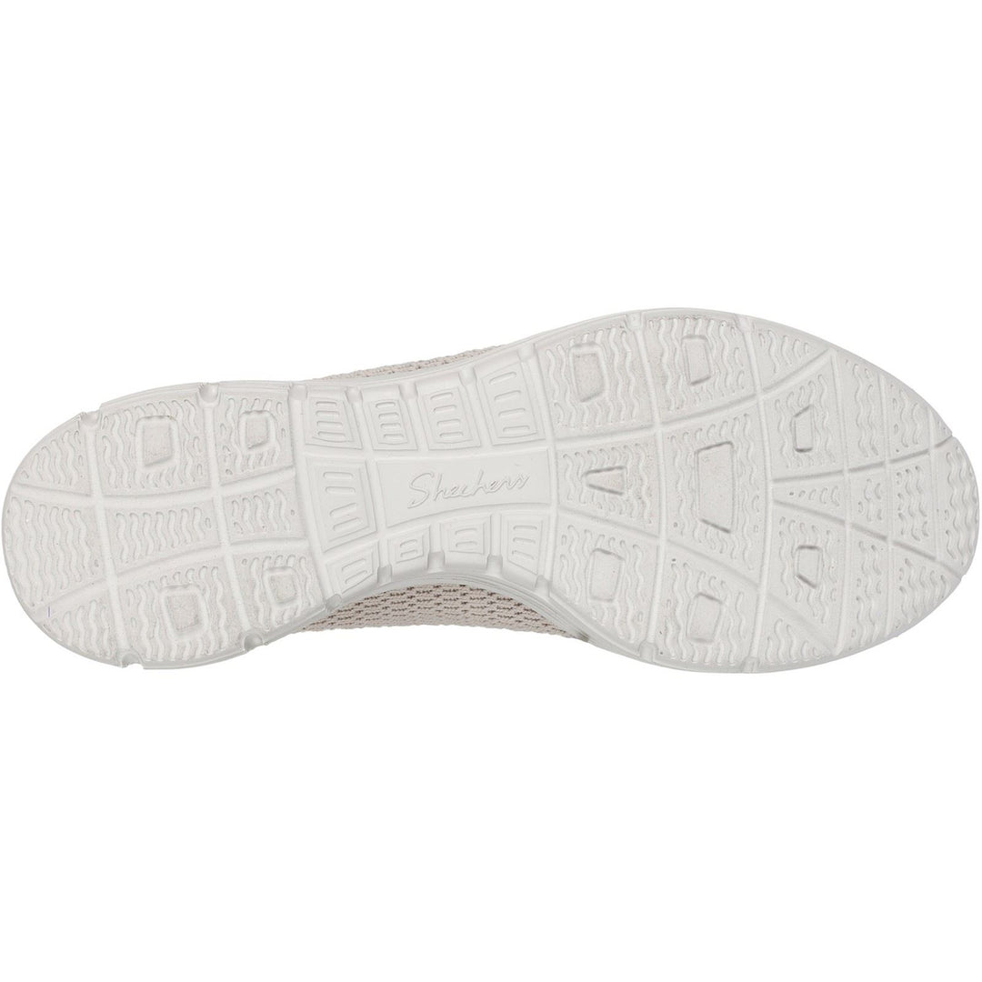 Women's Wide Fit Skechers 159078 Seager Cute N' Coy Shoes in Natural - Image 12