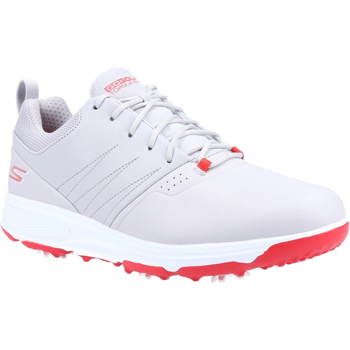 Men's Relaxed Fit Skechers 214002 Go Golf Torque Pro Sports Trainers in Grey/Red - Image 1