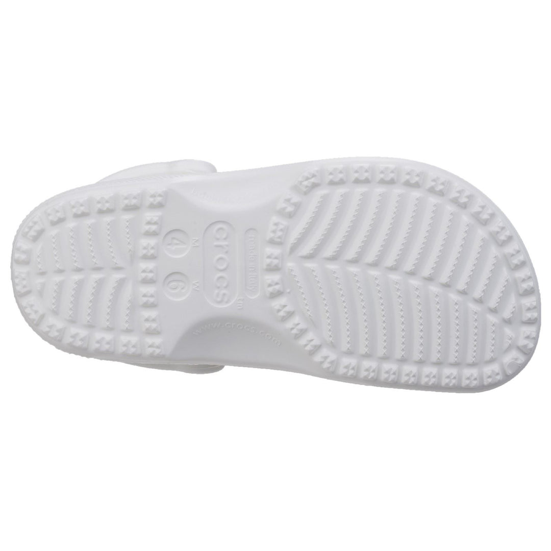 Women's Crocs 10001 Clog Sandals in White - Image 5