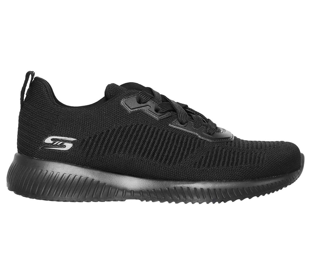 Womens Wide Fit Skechers Bobs Tough Talk-32504 Trainers - Black in Black - Image 2