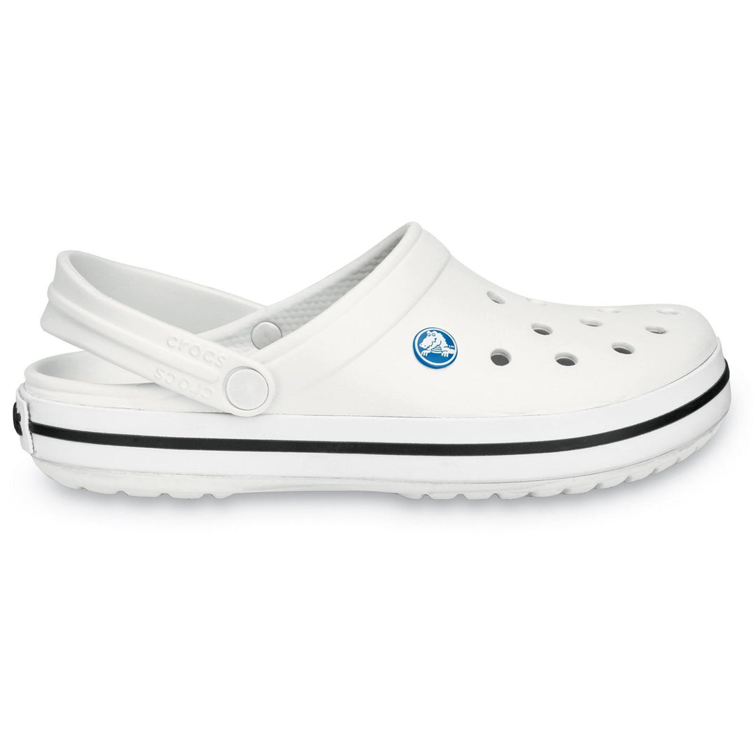 Men's Crocs 11016 Crocband Clog Sandals in White - Image 2