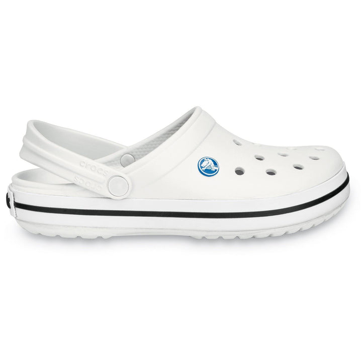 Men's Crocs 11016 Crocband Clog Sandals in White - Image 1
