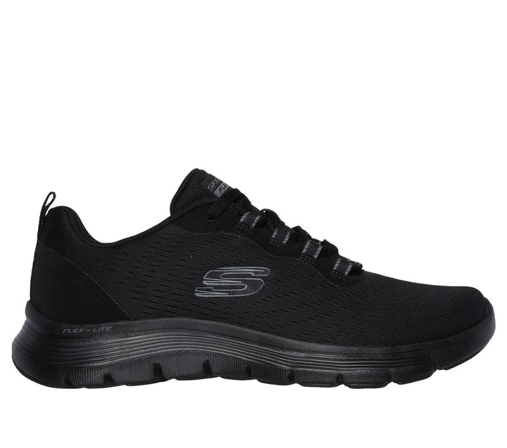 Women's Wide Fit Skechers 150201W Flex Appeal 5.0 New Path Trainers in Navy/Blue - Image 1