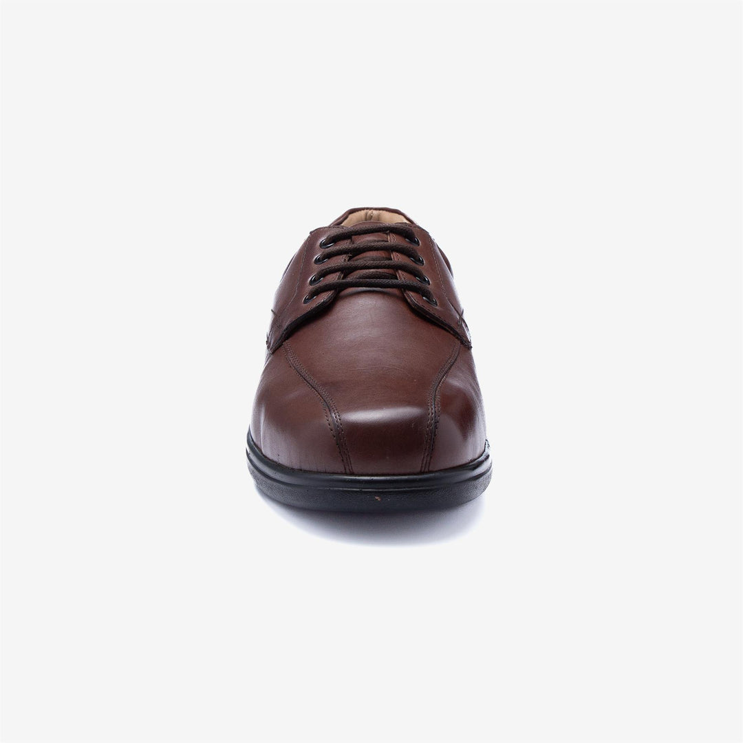 Mens Wide Fit Tredd Well Ross Shoes in Black - Image 12