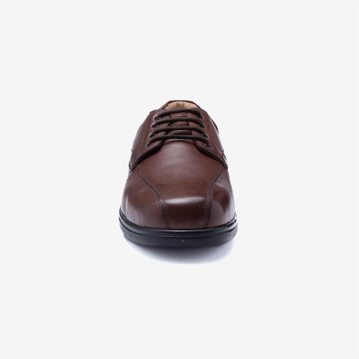 Mens Wide Fit Tredd Well Ross Shoes in Black - Image 1