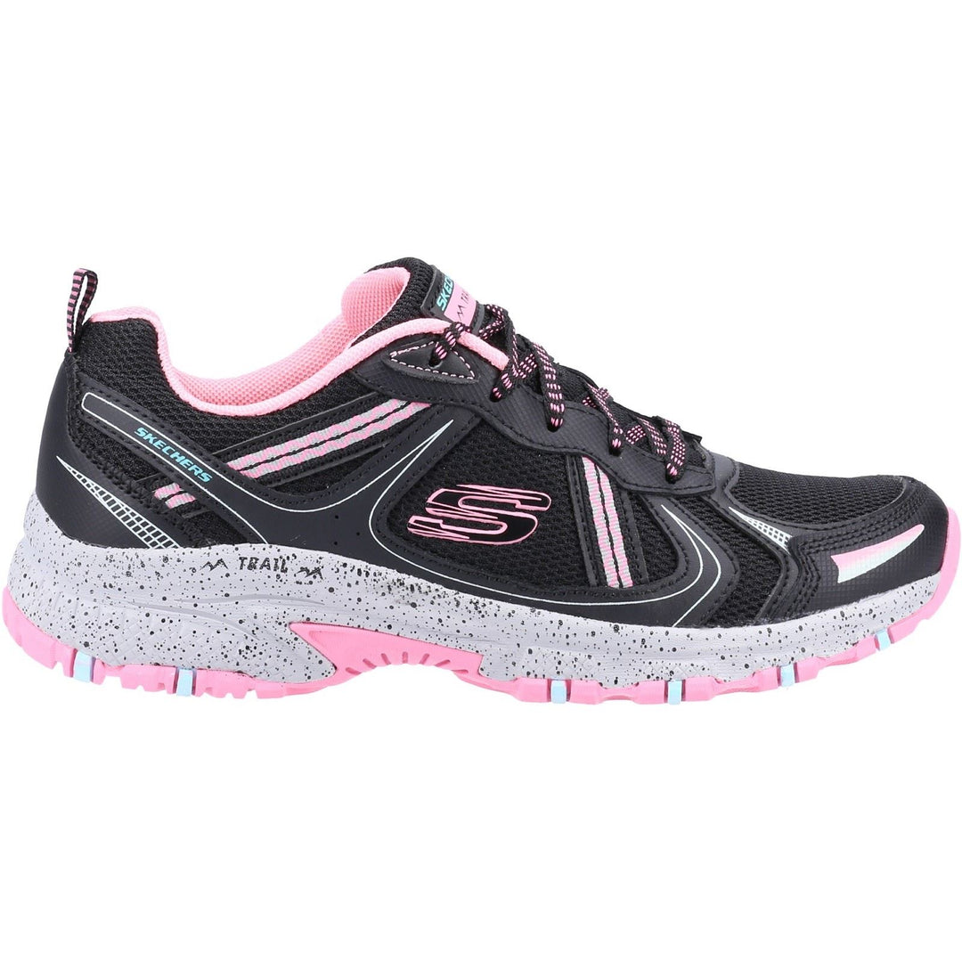 Women's Wide Fit Skechers 149820 Hillcrest Vast Adventure Trainers - Black/Hot Pink in Black/Hot Pink - Image 2